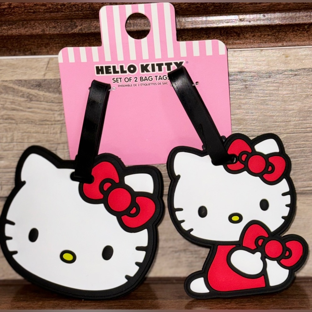 ✅ Super Cute 🥰 Hello Kitty 2 Pack Luggage Tag. - NEW